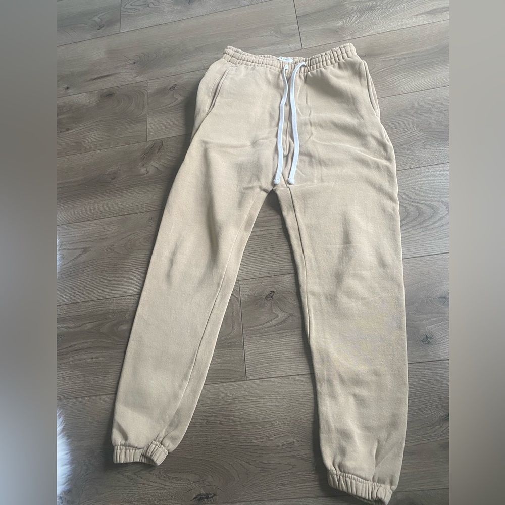 pacsun tan sweatpants joggers